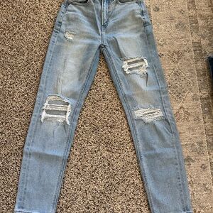 Light Wash Distressed Jeans